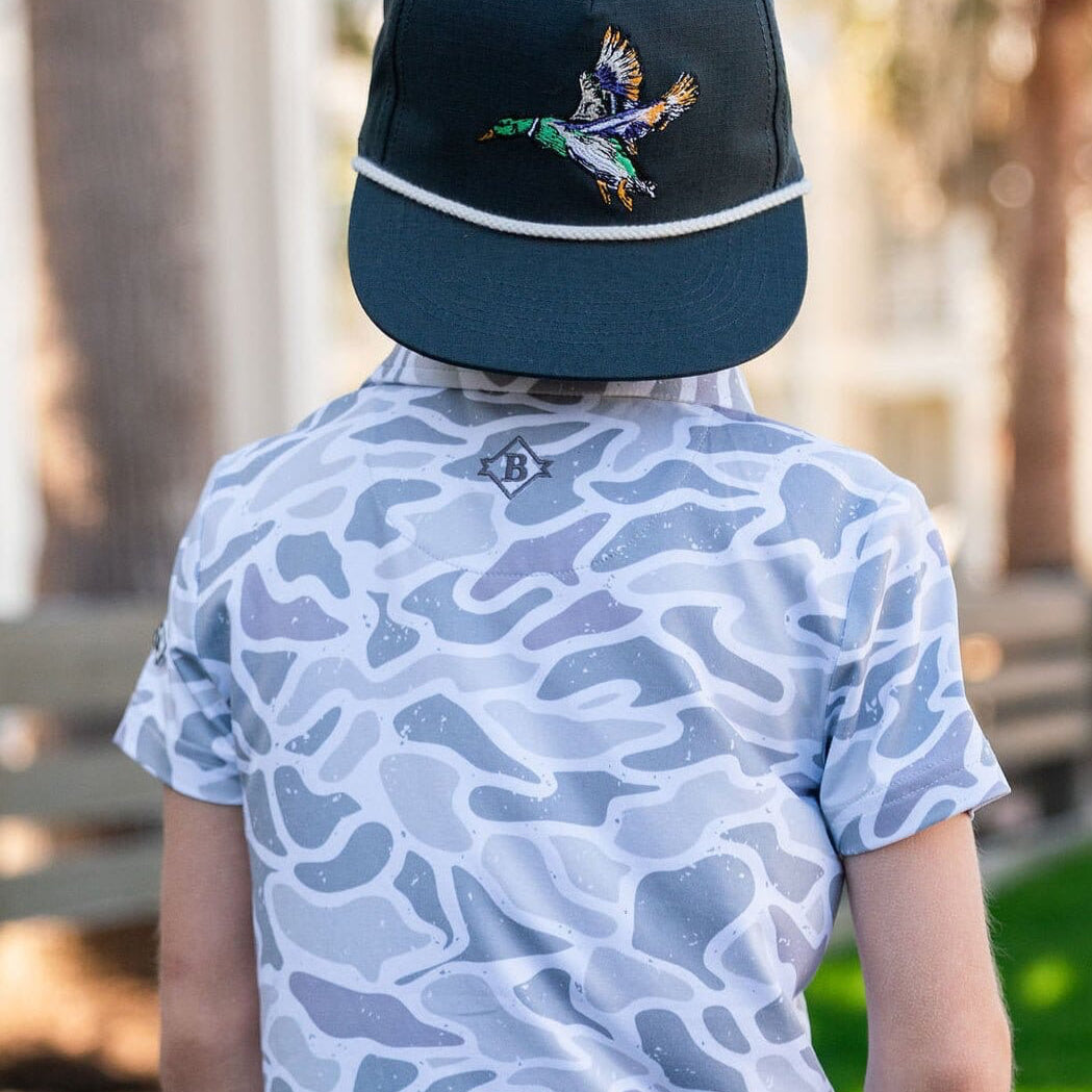 Burlebo Youth Polo - White Camo