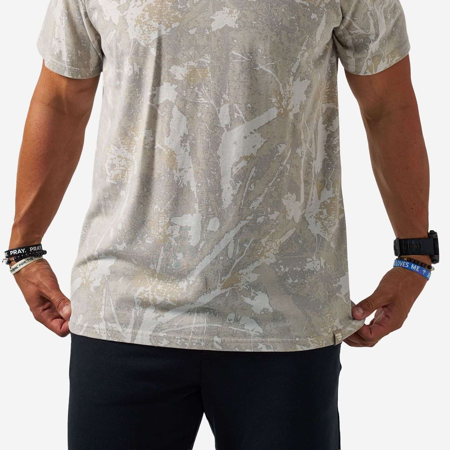 Burlebo Vintage Washed Tee - Drifter Camo