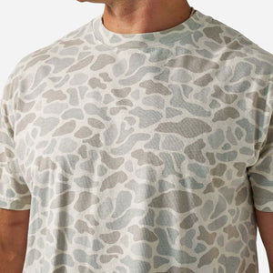 Burlebo Vintage Washed Tee - Classic Deer Camo