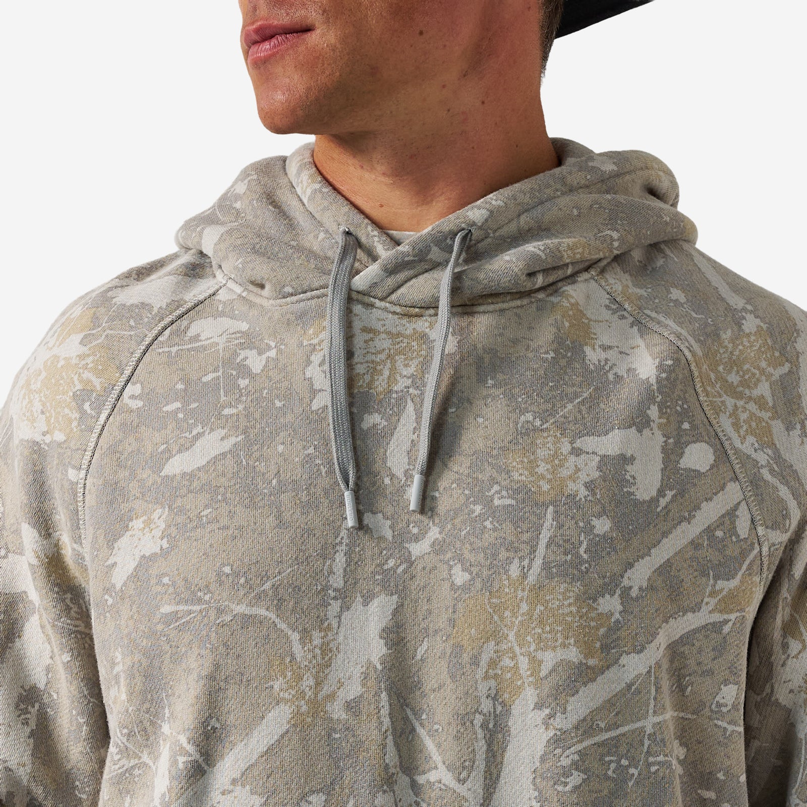 Burlebo Vintage Washed Fleece Hoodie - Drifter Camo