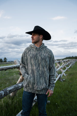 Burlebo Vintage Washed Fleece Hoodie - Midland Camo