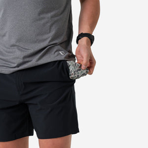 Burlebo Everyday Shorts -Matte Black 5.5" & 7"
