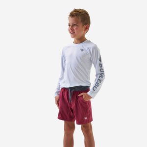 Burlebo Youth Athletic Shorts - Cardinal