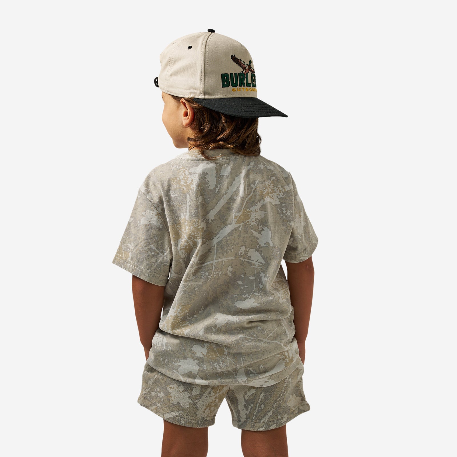 Burlebo Youth Vintage Washed Tee - Drifter Camo