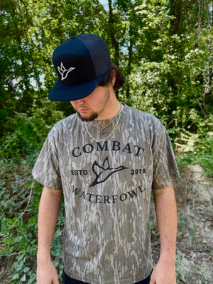 Combat Waterfowl Bottomland Washed Out Vintage Logo Tee