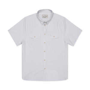 Burlebo Performance Western Shirt - Light Gray