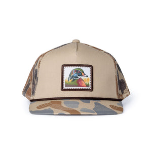 Burlebo Wood Duck Camo Patch Hat