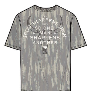 Burlebo Vintage Washed Graphic Tee - Proverbs 27:17