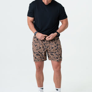Burlebo Athletic Shorts - Gauge Camo/Black Liner