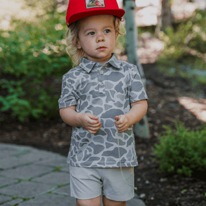 Burlebo Youth Polo - Classic Deer Camo
