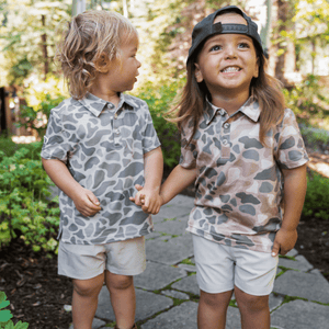 Burlebo Youth Polo - Classic Deer Camo