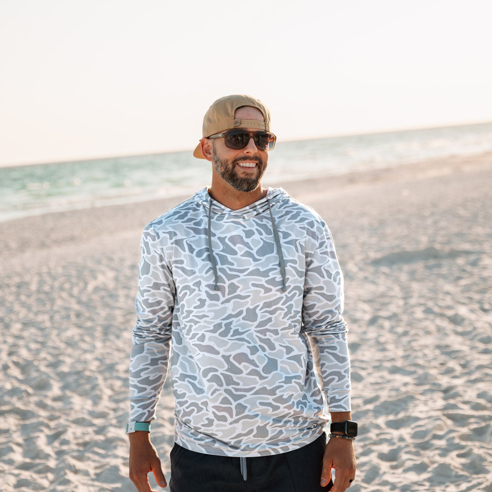 Burlebo Performance Hoodie - White Camo