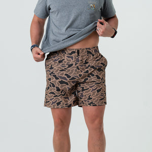 Burlebo Everyday Shorts - Gauge Camo 7”