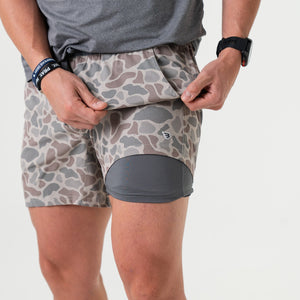 Burlebo Athletic Shorts - Classic Camo 5.5" & 7"