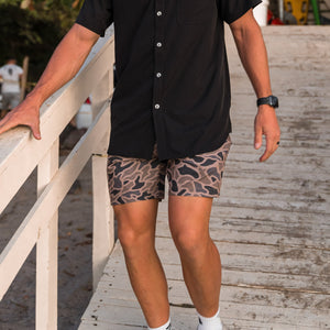 Burlebo Everyday Shorts - Gauge Camo 7”