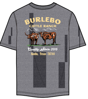 Burlebo Youth Cattle Ranch Tee