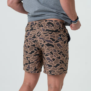 Burlebo Everyday Shorts - Gauge Camo 7”
