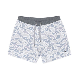 Burlebo Athletic Shorts - White Camo 7"