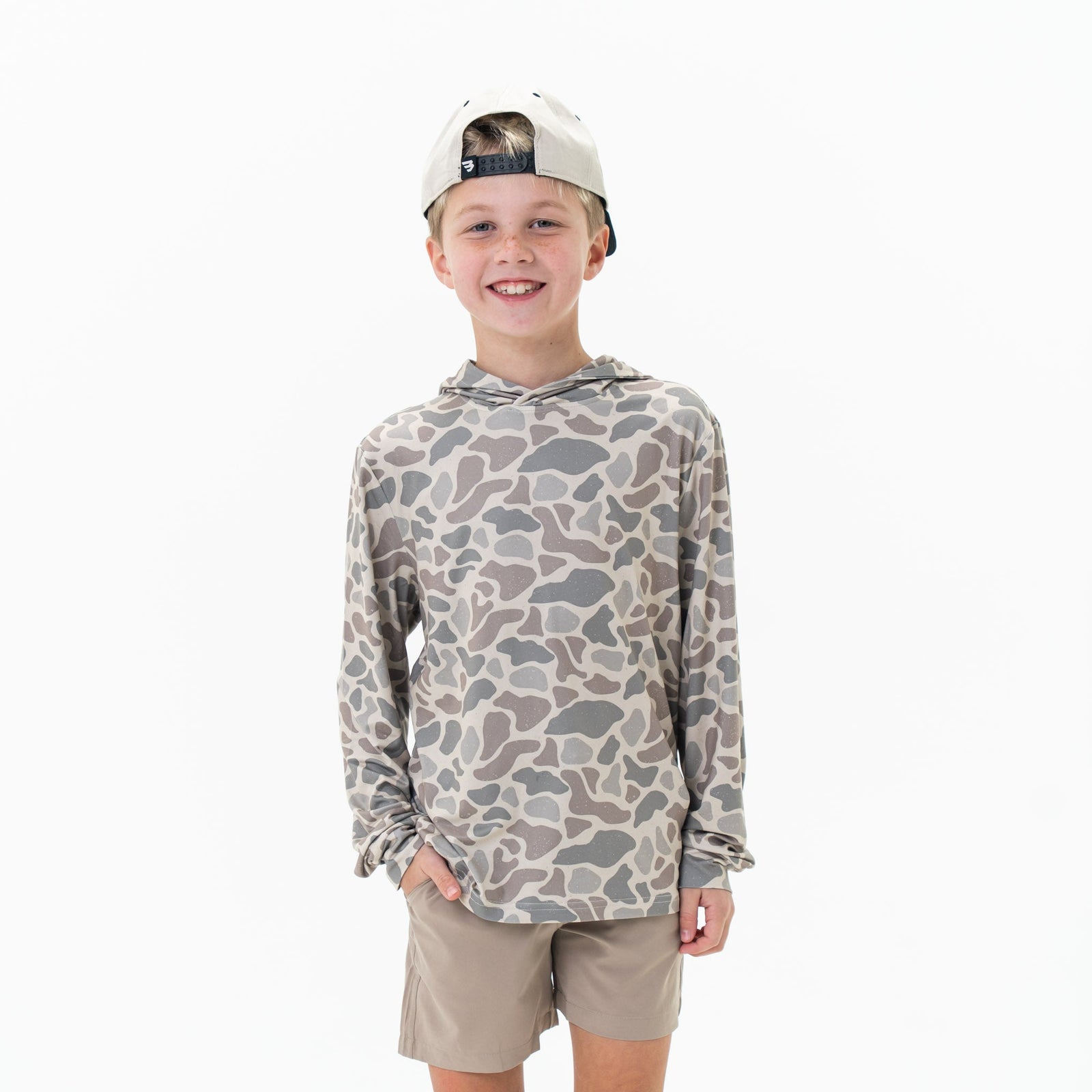 Burlebo Youth Performance Hoodie - Classic Camo