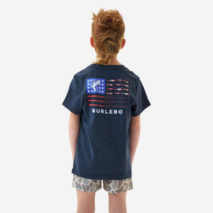 Burlebo Youth Fishing USA Tee