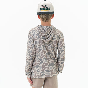 Burlebo Youth Performance Hoodie - Classic Camo