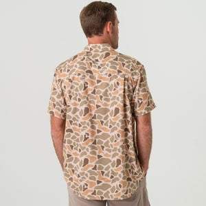 Burlebo Performance Button Up - Venado Camo