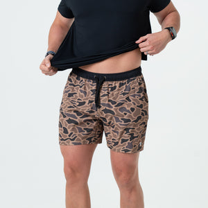 Burlebo Athletic Shorts - Gauge Camo/Black Liner