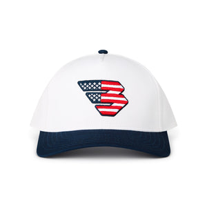 Burlebo Patriotic Flying Logo Hat