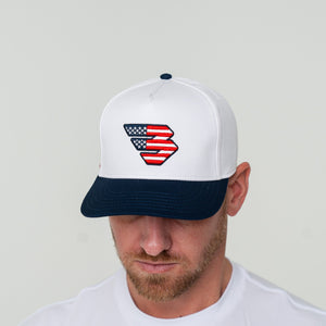 Burlebo Patriotic Flying Logo Hat