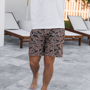 Burlebo Athletic Shorts - Gauge Camo/Black Liner