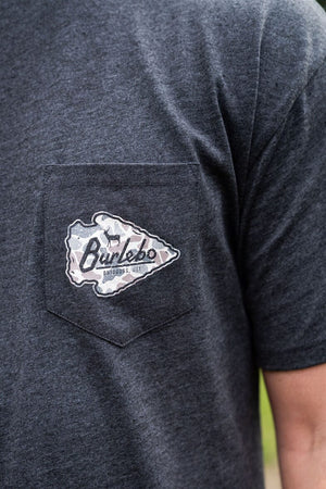 Burlebo Gray Camo Arrowhead Tee