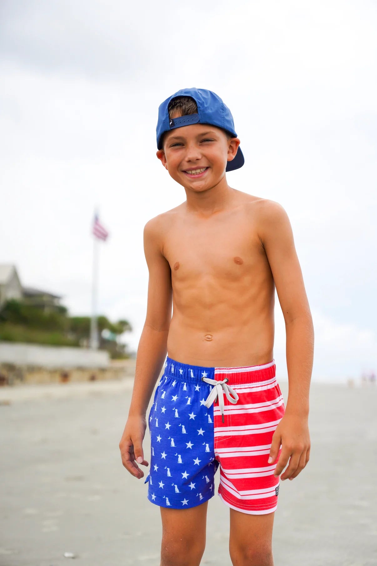 Local Boy Youth Bayview Swim Trunks - American Local