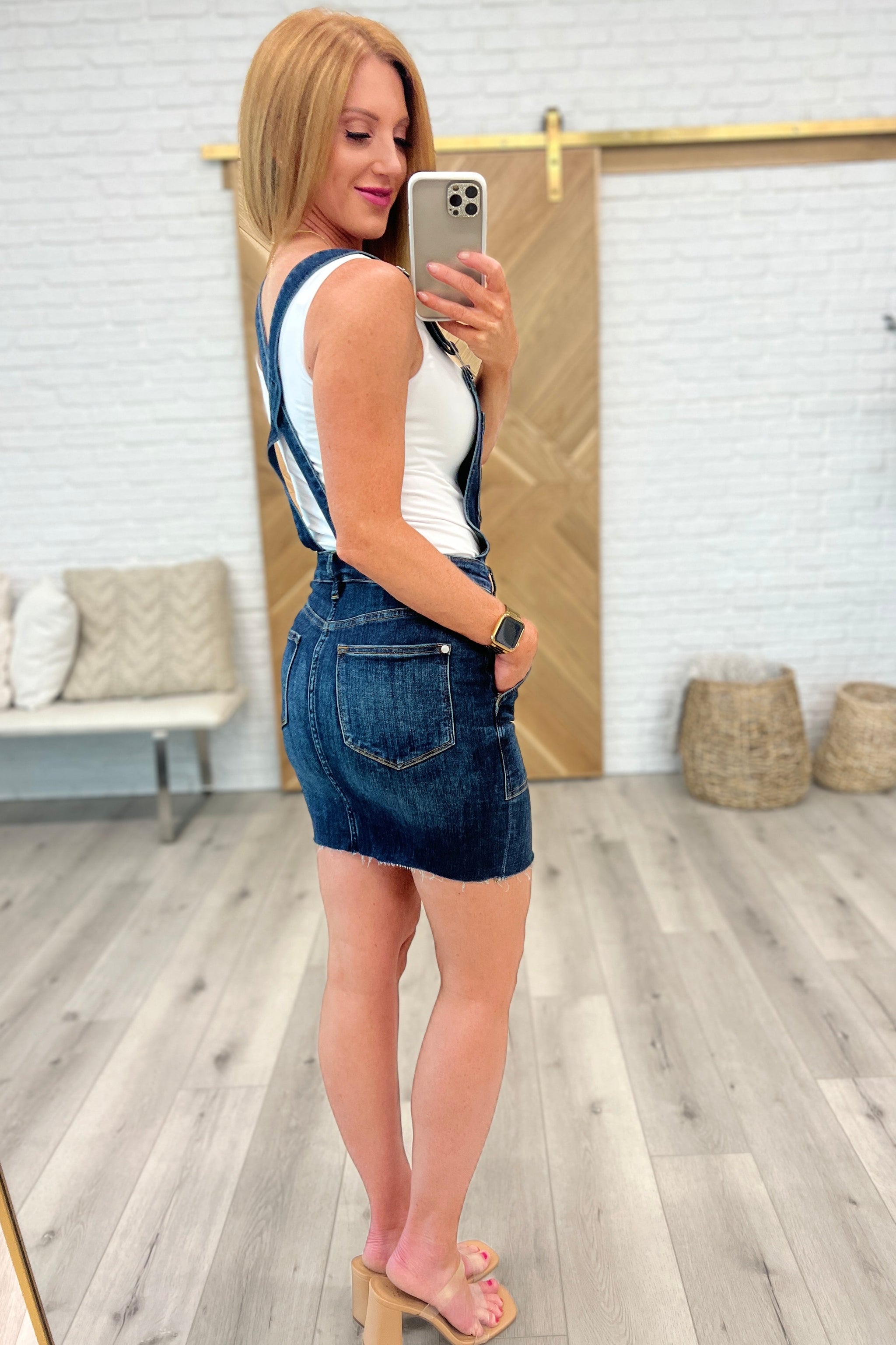 Agnes Denim Overall Dress - Tennessee Jane Agnes Denim Overall Dress - Tennessee Jane