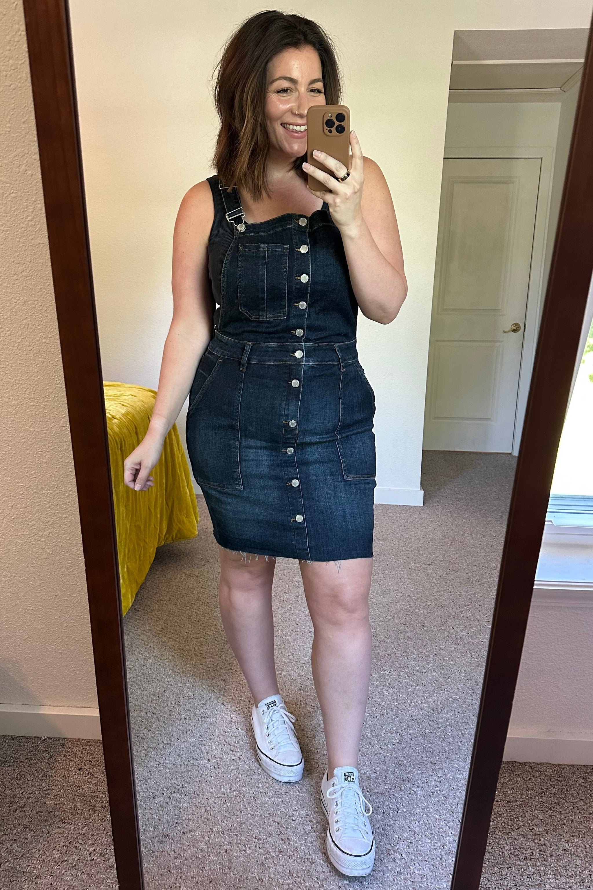 Agnes Denim Overall Dress - Tennessee Jane Agnes Denim Overall Dress - Tennessee Jane