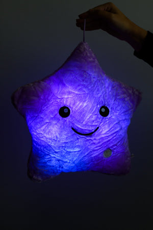 LED Glow Stars In Purple