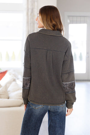 Moonstone Mineral Wash Pullover