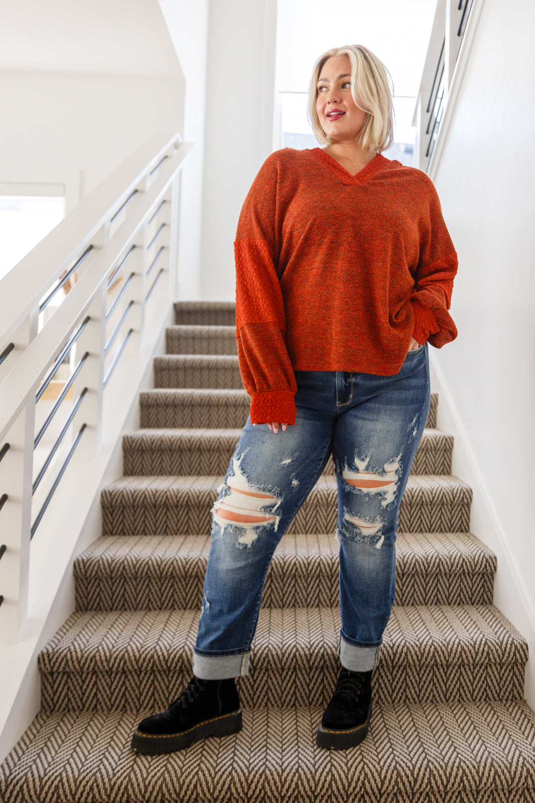 Planning Ahead Color Block Hoodie