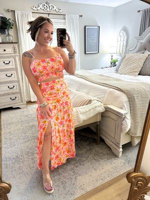 Holding Onto Happiness Tiered Maxi Skirt