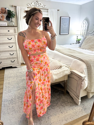 Holding Onto Happiness Tiered Maxi Skirt